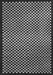 Machine Washable Checkered Gray Modern Rug, wshabs1438gry