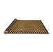 Sideview of Checkered Brown Modern Rug, abs1438brn