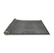 Sideview of Checkered Gray Modern Rug, abs1438gry