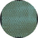 Round Machine Washable Checkered Light Blue Modern Rug, wshabs1438lblu