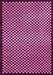 Machine Washable Checkered Pink Modern Rug, wshabs1438pnk