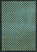 Machine Washable Checkered Light Blue Modern Rug, wshabs1438lblu