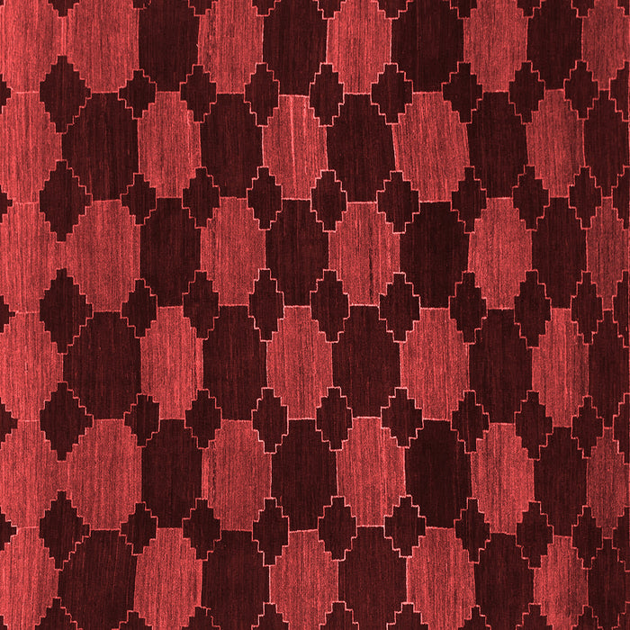 Abstract Red Modern Rug, abs1439red