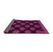 Sideview of Abstract Pink Modern Rug, abs1439pnk