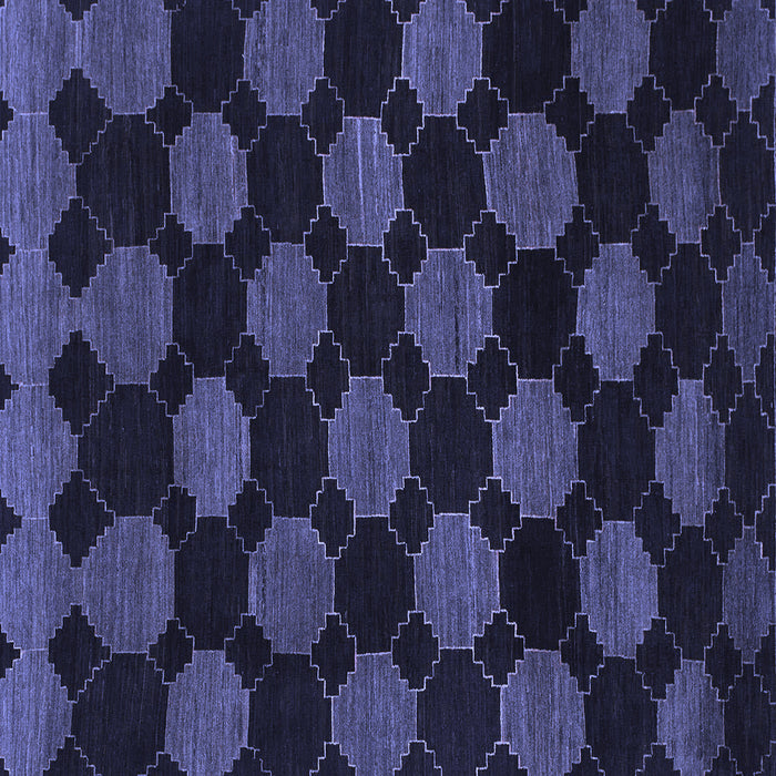 Square Machine Washable Abstract Blue Modern Rug, wshabs1439blu