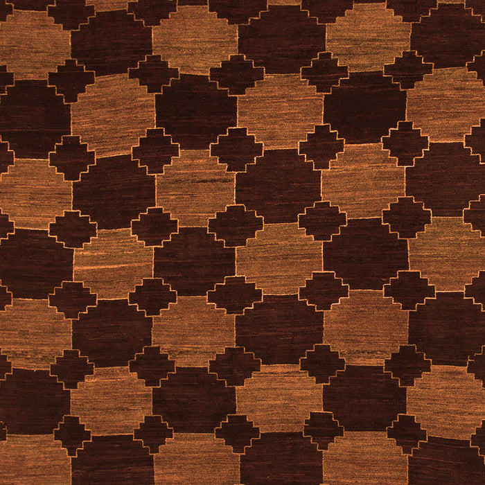 Machine Washable Abstract Orange Modern Area Rugs, wshabs1439org