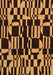 Machine Washable Abstract Brown Modern Rug, wshabs143brn