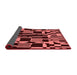 Abstract Red Modern Area Rugs