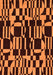 Abstract Orange Modern Rug, abs143org