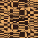 Square Abstract Brown Modern Rug, abs143brn