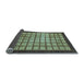 Sideview of Checkered Light Blue Modern Rug, abs1440lblu