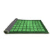 Sideview of Checkered Emerald Green Modern Rug, abs1440emgrn