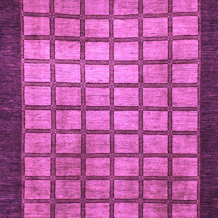 Machine Washable Checkered Purple Modern Area Rugs, wshabs1440pur