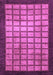 Checkered Purple Modern Rug, abs1440pur