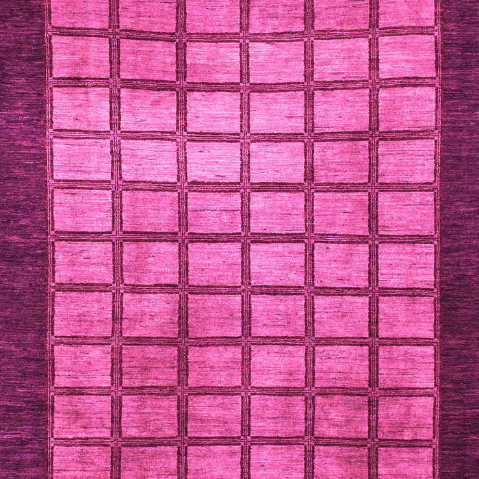 Checkered Pink Modern Rug, abs1440pnk