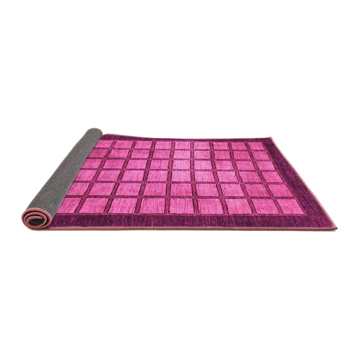 Sideview of Checkered Pink Modern Rug, abs1440pnk