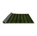 Sideview of Abstract Green Modern Rug, abs1441grn