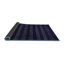 Sideview of Abstract Blue Modern Rug, abs1441blu