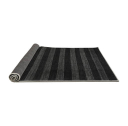 Sideview of Abstract Gray Modern Rug, abs1441gry