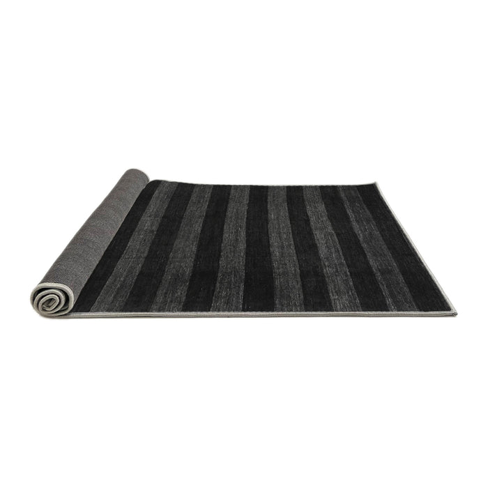 Sideview of Abstract Gray Modern Rug, abs1441gry