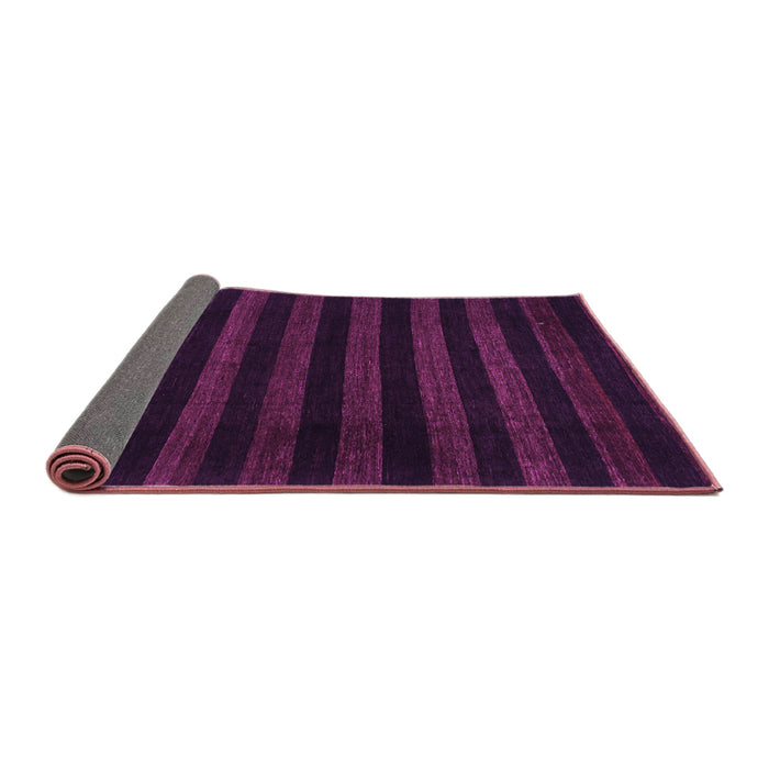 Sideview of Abstract Purple Modern Rug, abs1441pur