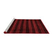 Modern Red Washable Rugs