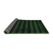 Sideview of Abstract Emerald Green Modern Rug, abs1441emgrn