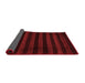 Abstract Red Modern Area Rugs