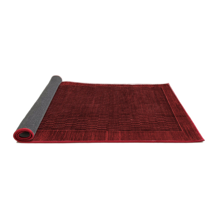 Abstract Red Modern Area Rugs