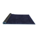 Sideview of Abstract Blue Modern Rug, abs1442blu