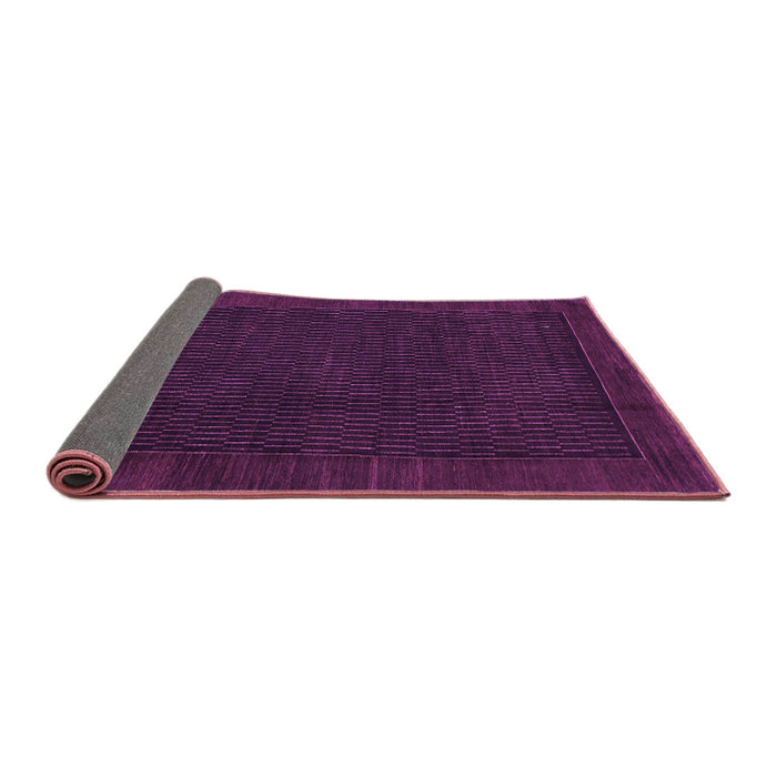 Sideview of Abstract Purple Modern Rug, abs1442pur