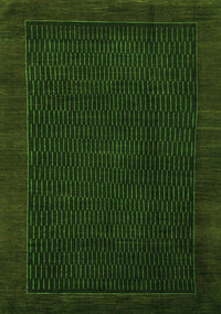 Abstract Green Modern Rug, abs1442grn