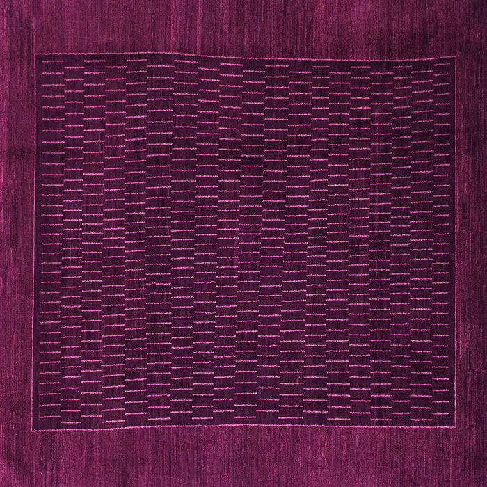 Square Machine Washable Abstract Pink Modern Rug, wshabs1442pnk