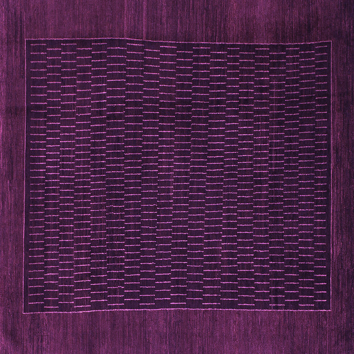 Square Abstract Purple Modern Rug, abs1442pur