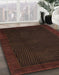 Abstract Red Modern Rug in Family Room, abs1442