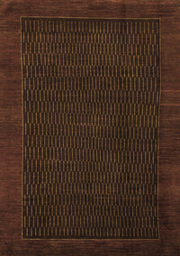 Abstract Brown Modern Rug, abs1442brn