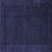 Square Abstract Blue Modern Rug, abs1442blu