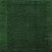 Square Machine Washable Abstract Emerald Green Modern Area Rugs, wshabs1442emgrn