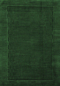 Abstract Emerald Green Modern Rug, abs1442emgrn