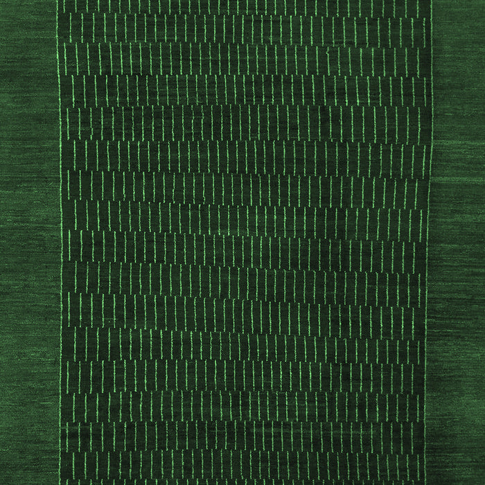 Machine Washable Abstract Emerald Green Modern Area Rugs, wshabs1442emgrn