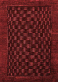 Abstract Red Modern Rug, abs1442red