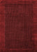 Abstract Red Modern Area Rugs