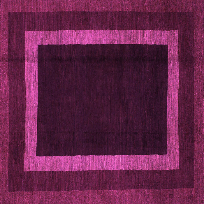 Square Machine Washable Abstract Pink Modern Rug, wshabs1443pnk