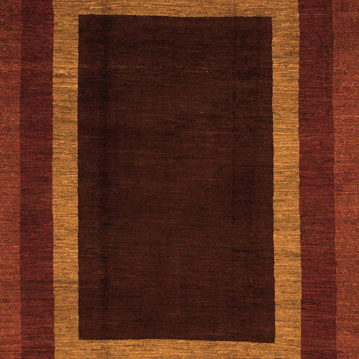 Abstract Orange Modern Rug, abs1443org