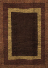 Abstract Brown Modern Rug, abs1443brn