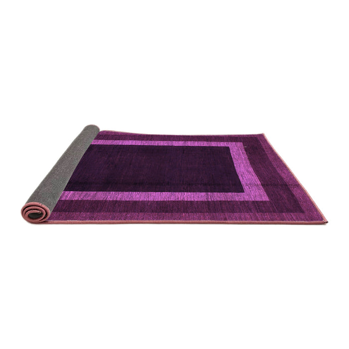 Sideview of Abstract Purple Modern Rug, abs1443pur