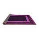 Sideview of Abstract Purple Modern Rug, abs1443pur