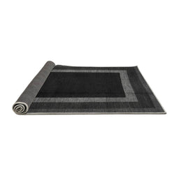 Sideview of Abstract Gray Modern Rug, abs1443gry