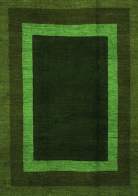 Abstract Green Modern Rug, abs1443grn