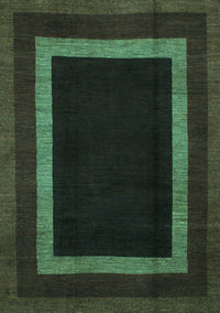 Abstract Turquoise Modern Rug, abs1443turq